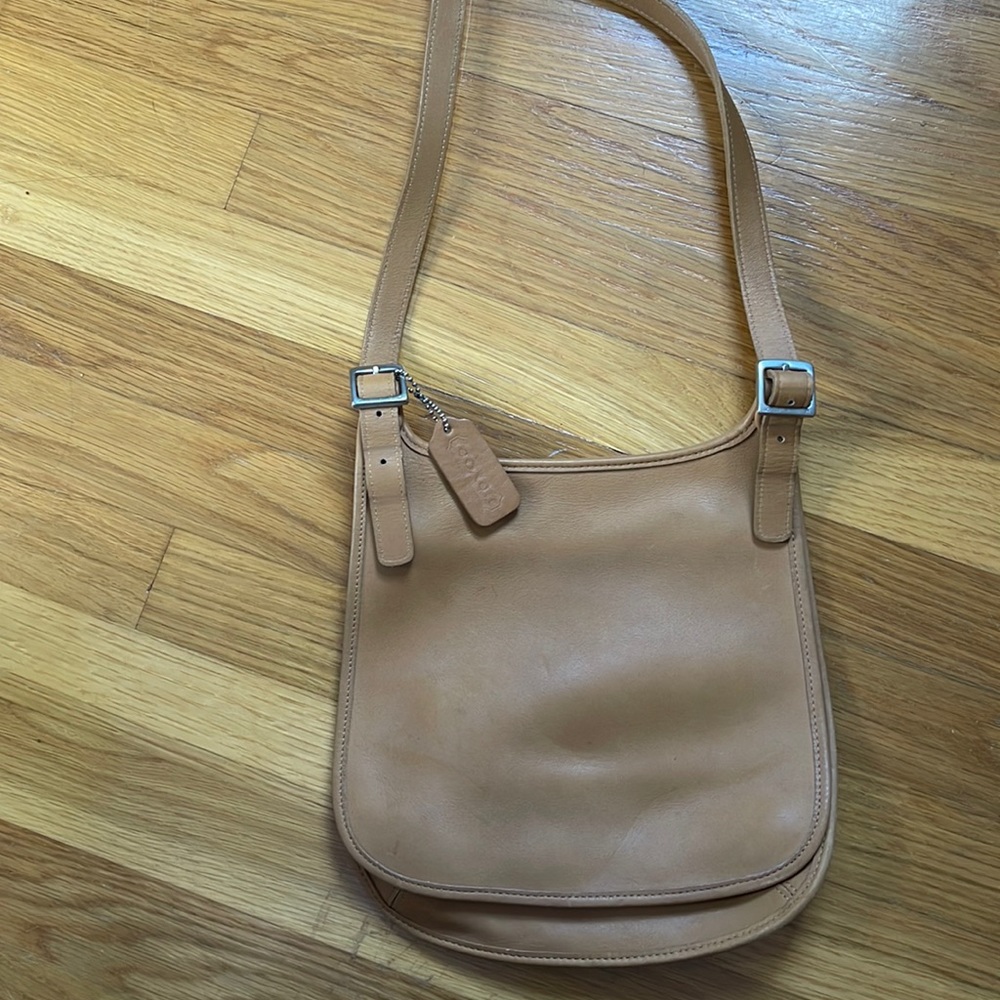 Vintage coach saddle bag